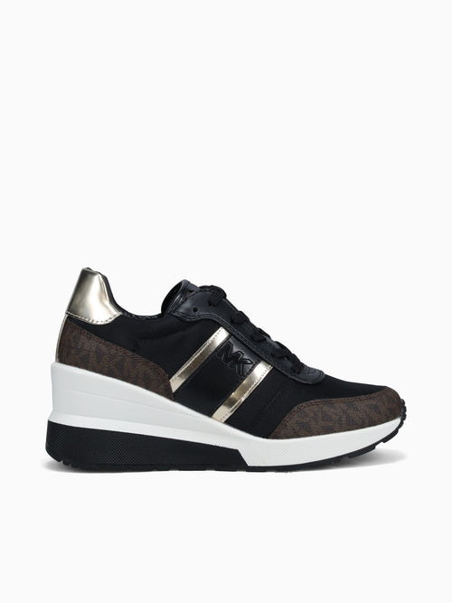 Mabel Trainer Black Leather Black / 5 / M
