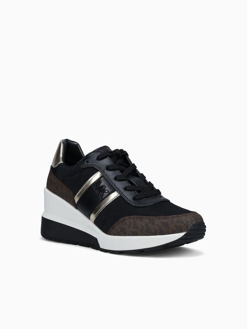 Mabel Trainer Black Leather Black / 5 / M