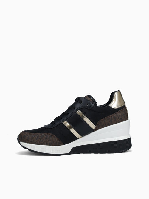 Mabel Trainer Black Leather Black / 5 / M