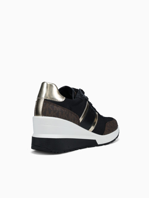 Mabel Trainer Black Leather Black / 5 / M