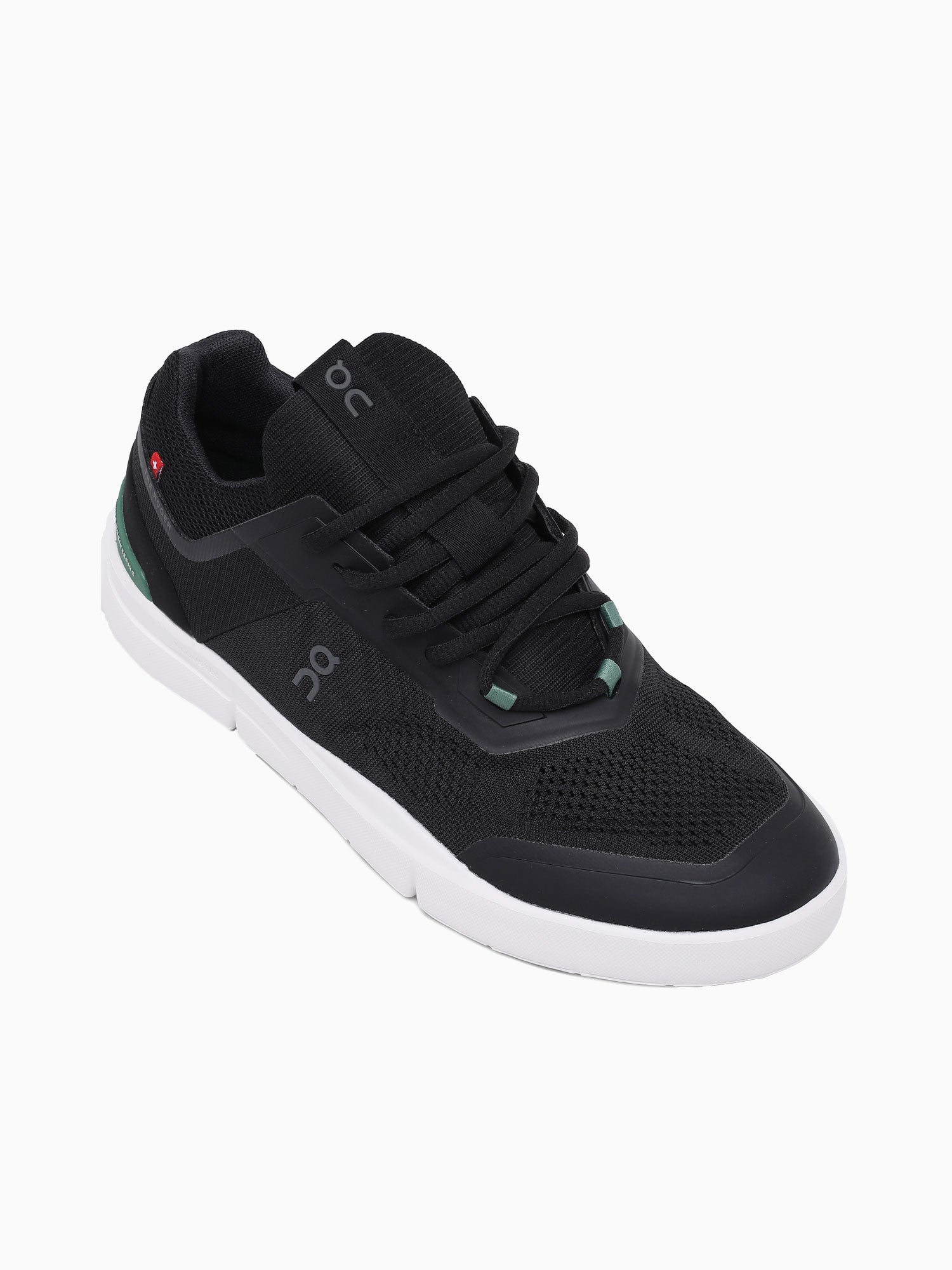 Roger Spin Black Green leather Mesh Black / 7 / M