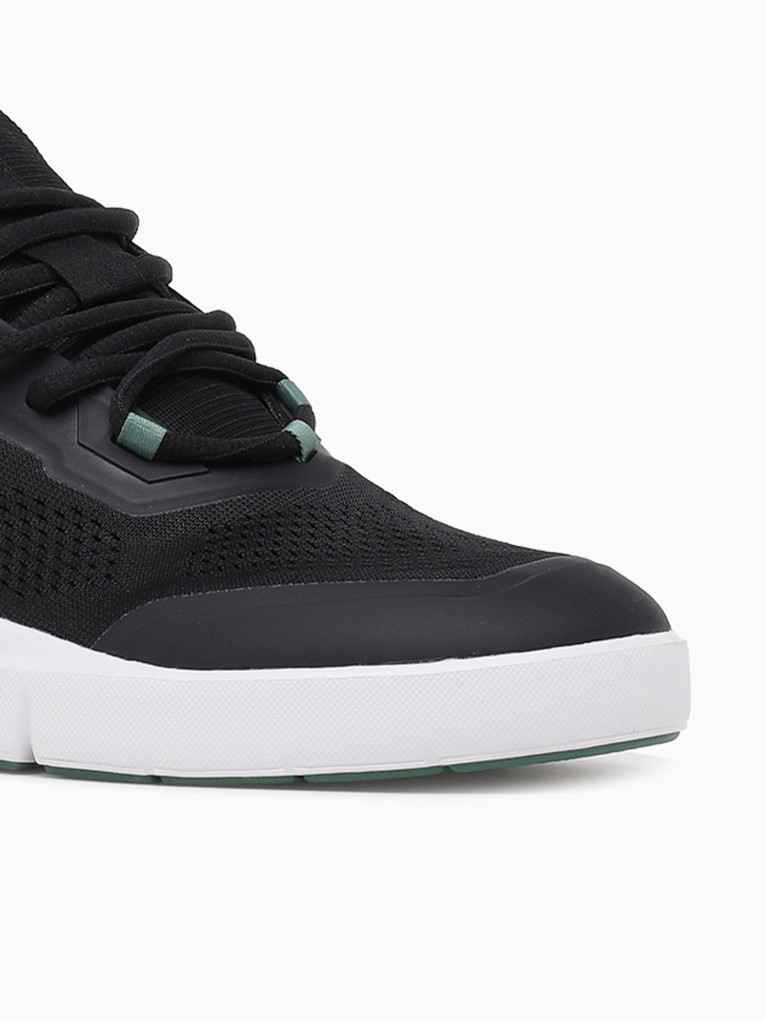 Roger Spin Black Green leather Mesh Black / 7 / M
