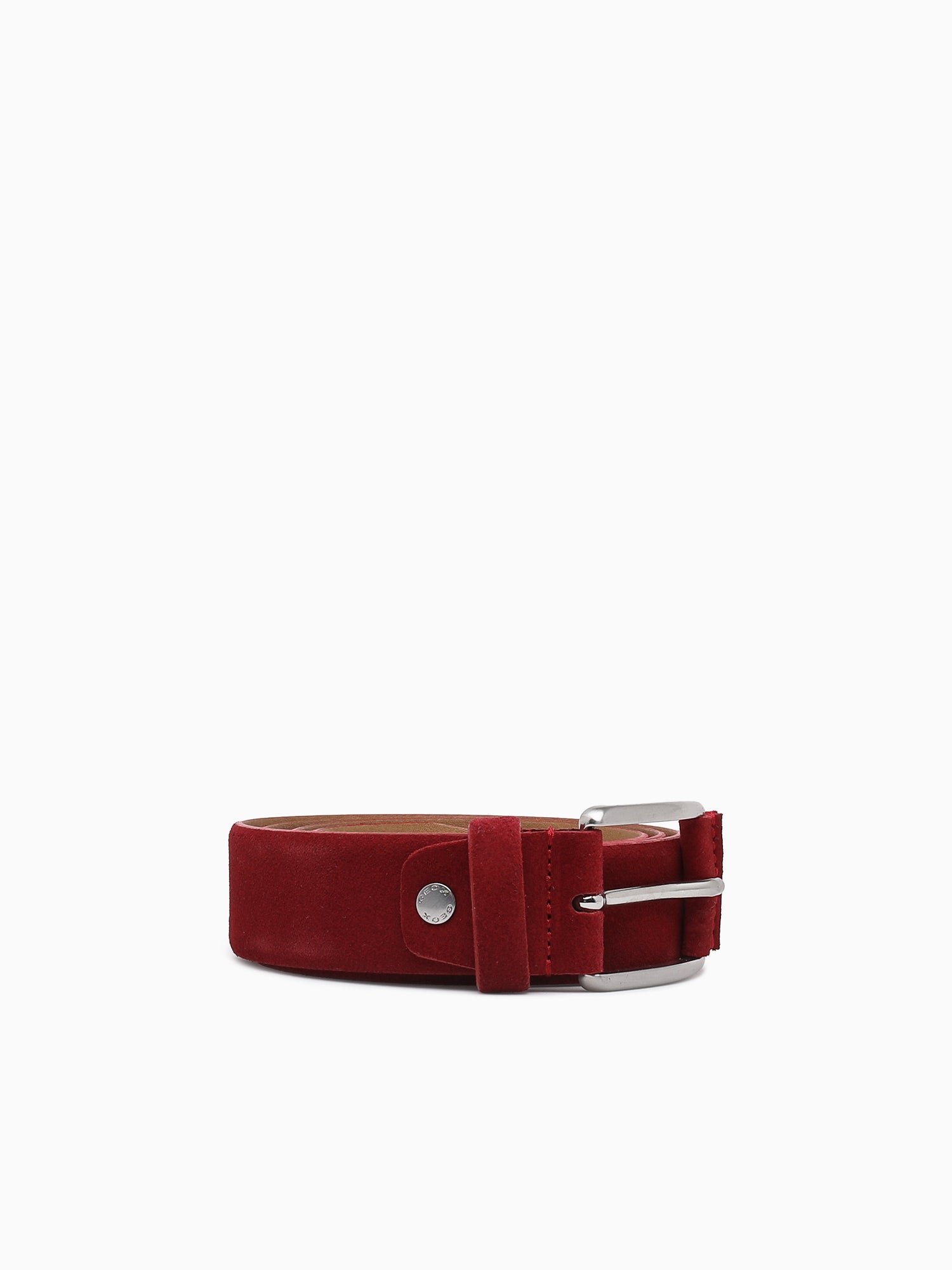 U Belt U35k5e dk.red suede