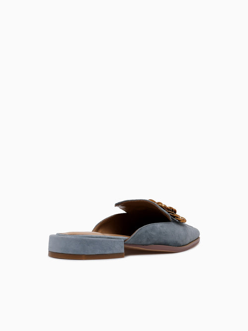 Adeola Sky Suede Light Blue / 5 / M