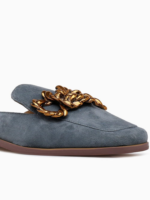 Adeola Sky Suede Light Blue / 5 / M