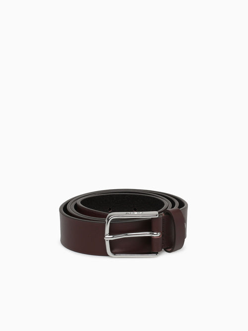 U Belt U35k5d coffee vegetable leahter Brown / 32