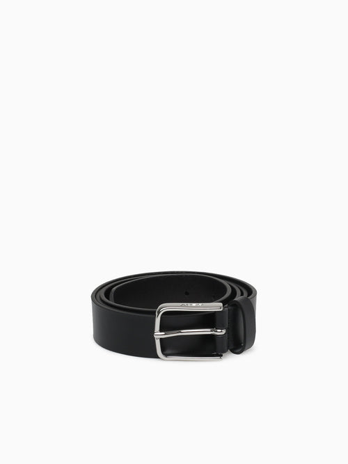 U Belt U35k5d black vegetable leahter Black / 32