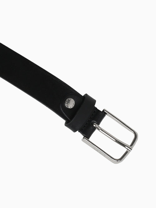 U Belt U35k5d black vegetable leahter Black / 32