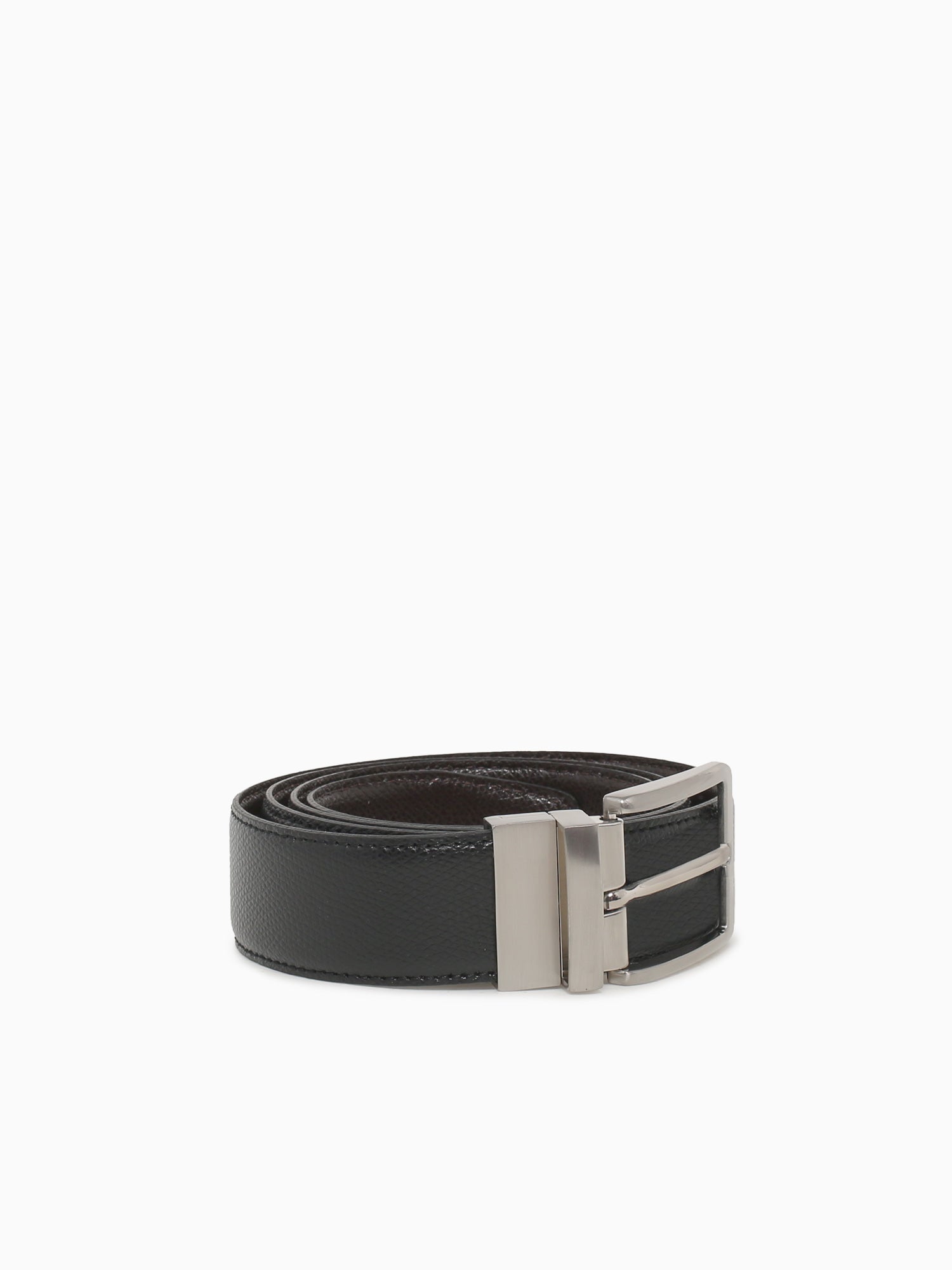 U Belt U35k5j black Coffee leather Black Brown / 32