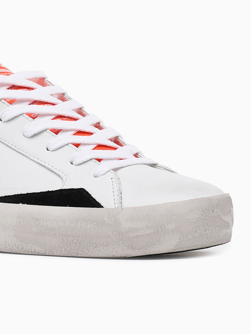 Distressed White Leather White / 39 / M