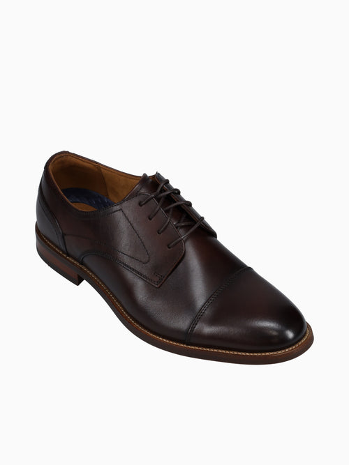 Rucci Cap Toe Brown Leather Brown / 7 / M