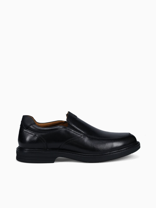 Norwalk Moc Toe Slip On Black Leather Black / 7 / M