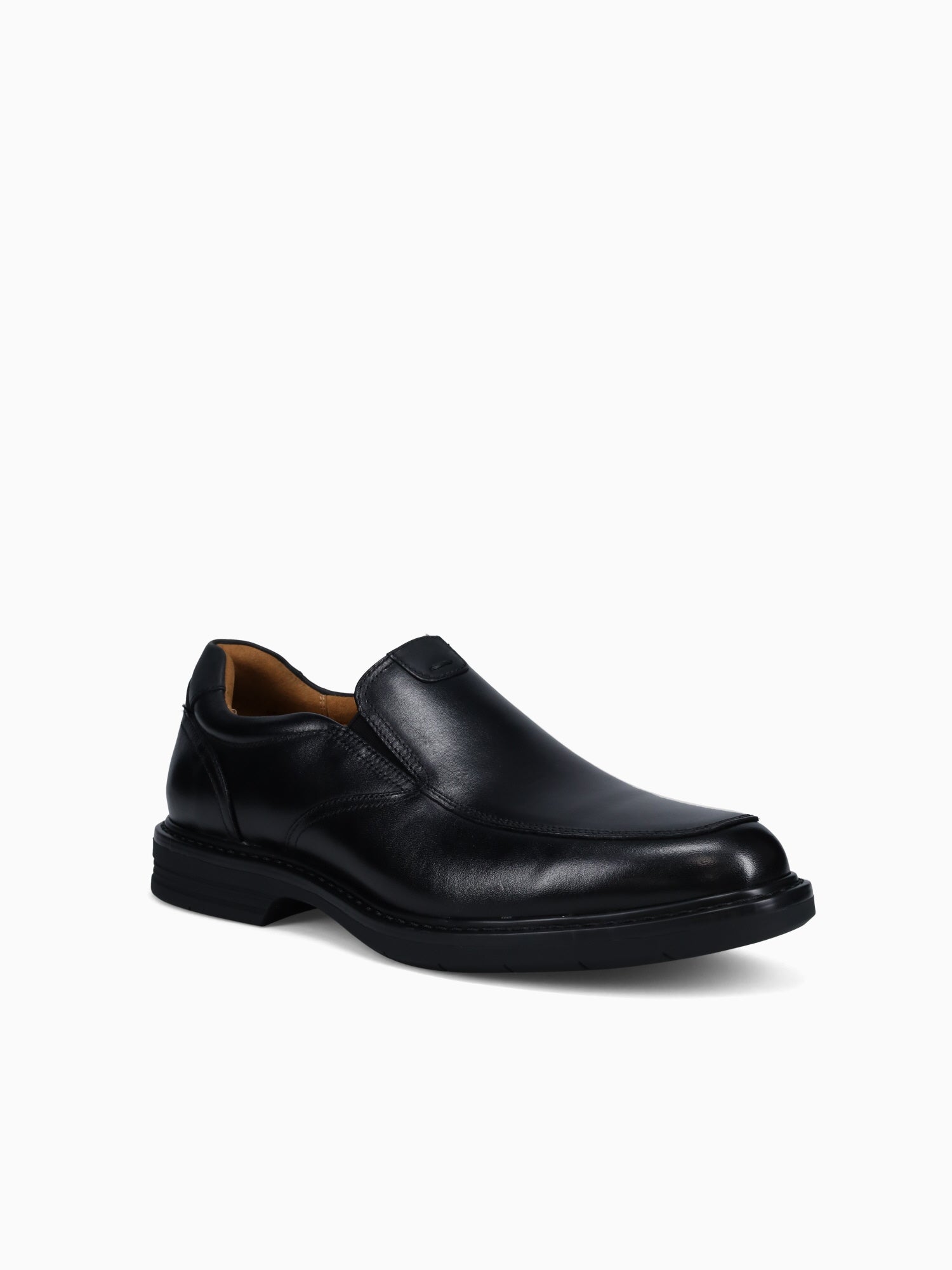 Norwalk Moc Toe Slip On Black Leather Black / 7 / M
