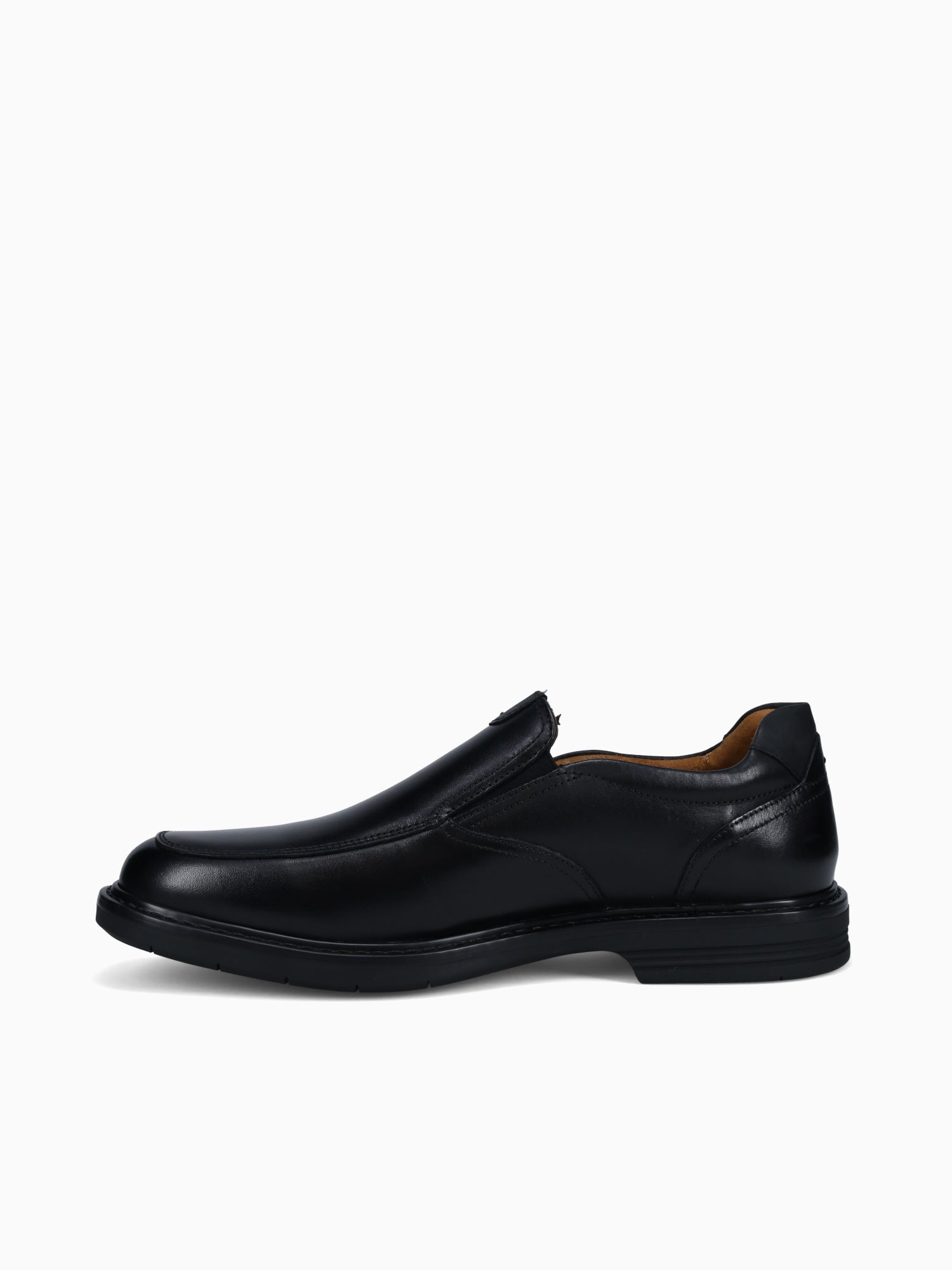 Norwalk Moc Toe Slip On Black Leather Black / 7 / M