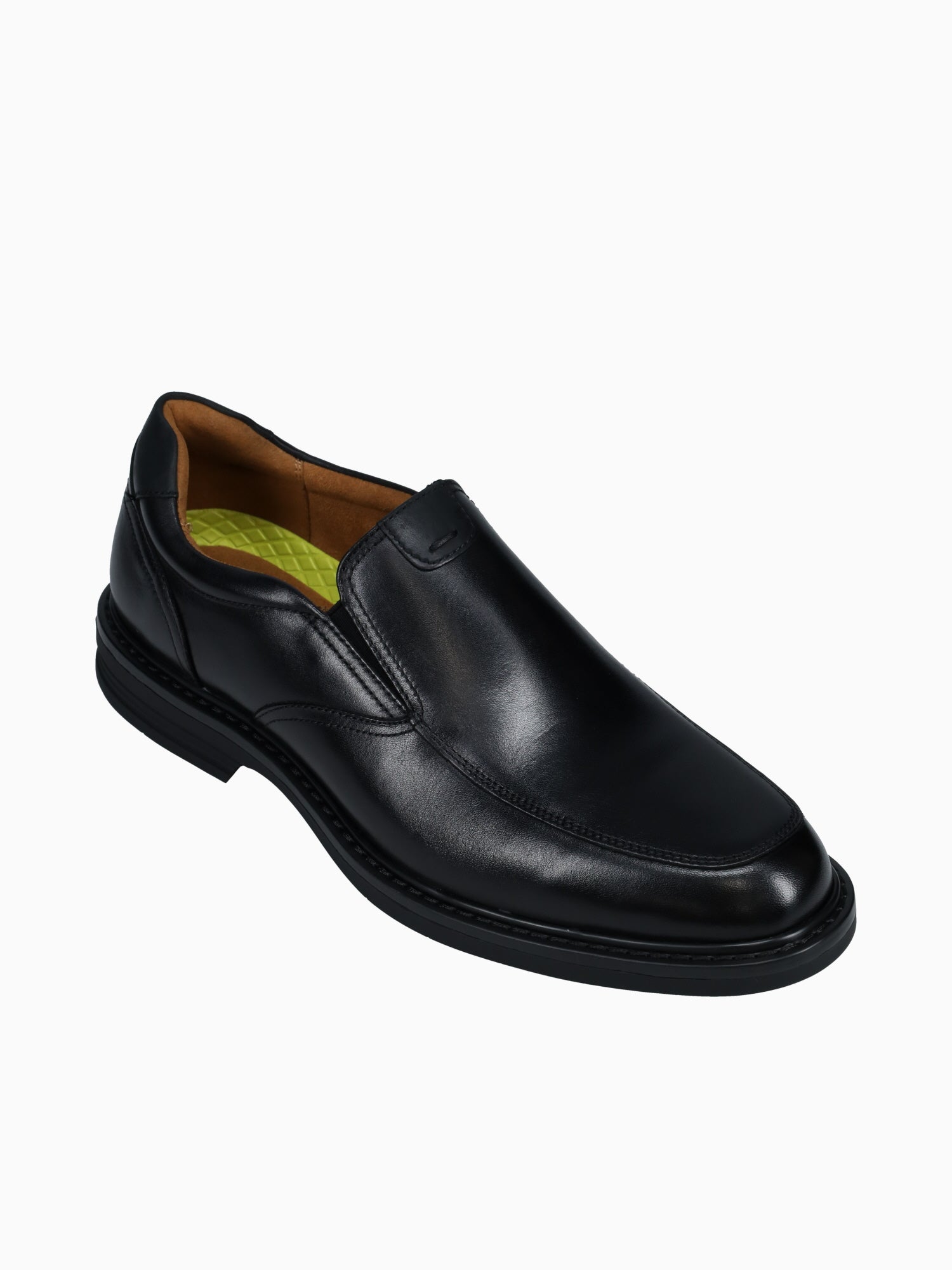 Norwalk Moc Toe Slip On Black Leather Black / 7 / M