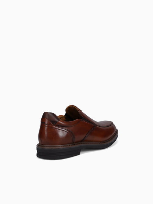 Norwalk Moc Toe Slip On Cognac Brw lea Brown / 7 / M