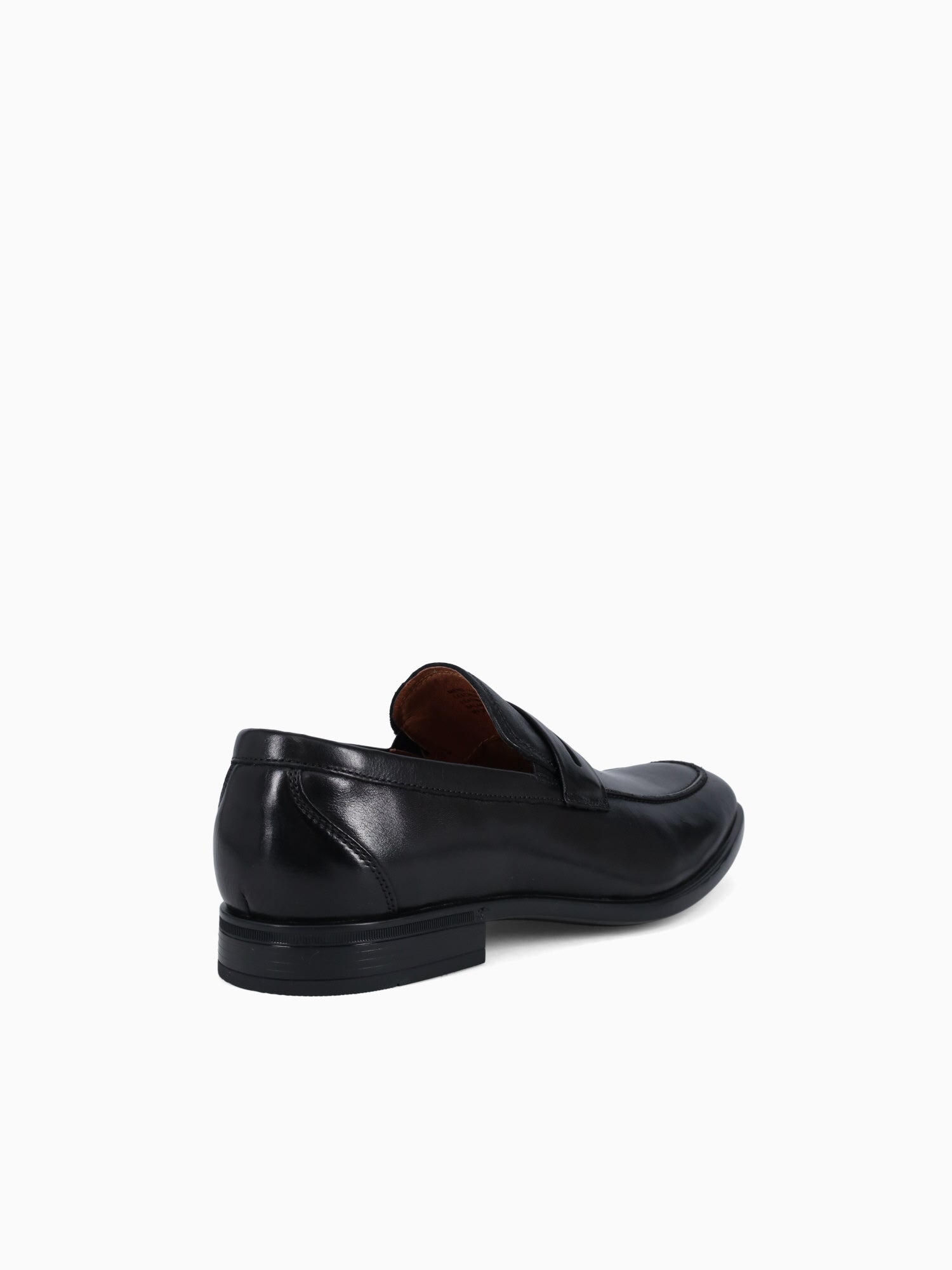 Zaffiro Moc Toe Penny Loafer Blk Leather Black / 7 / M