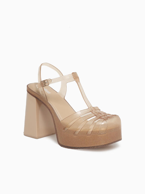 Party Heel Gold Glitter Jelly Gold / 5 / M