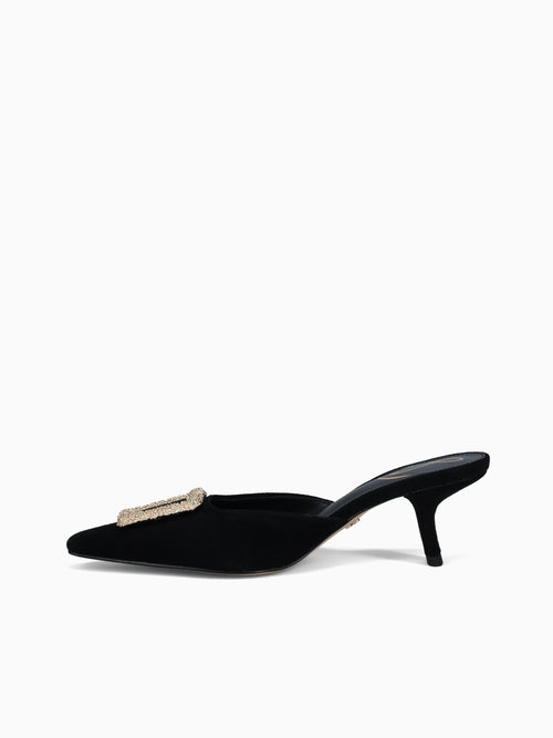 Brit Black Suede Black / 5 / M