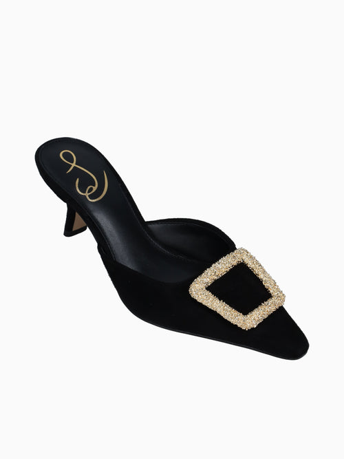 Brit Black Suede Black / 5 / M