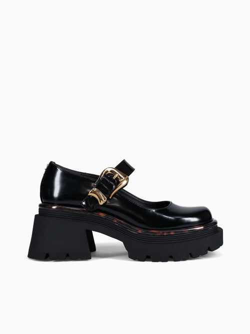 Nellie Black Leather Black / 5 / M