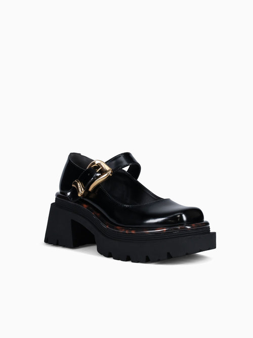 Nellie Black Leather Black / 5 / M