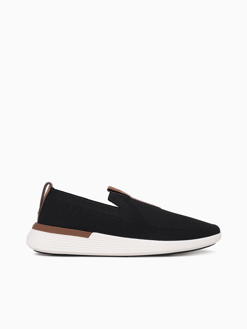 Swiftknit Loafer Black White spandex Black / 7 / M