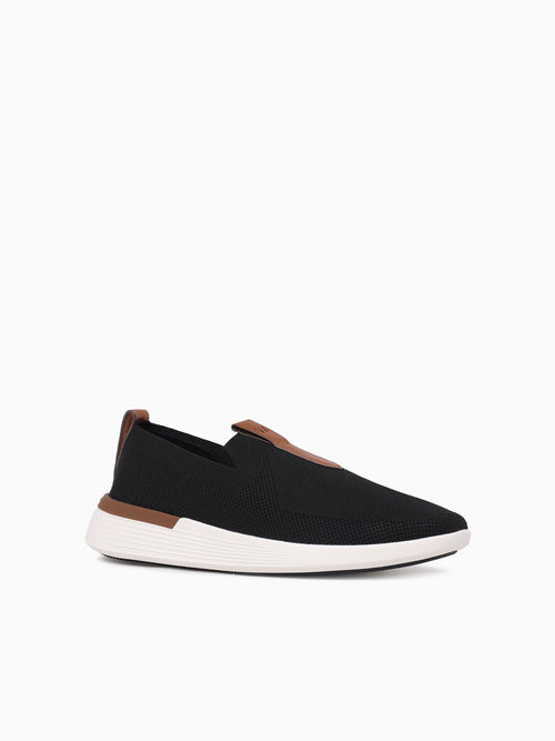 Swiftknit Loafer Black White spandex Black / 7 / M