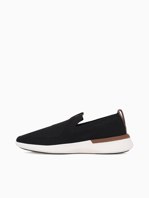 Swiftknit Loafer Black White spandex Black / 7 / M