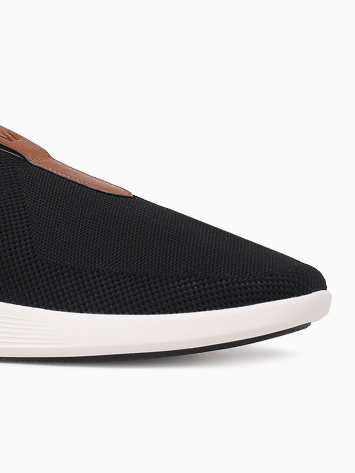 Swiftknit Loafer Black White spandex Black / 7 / M