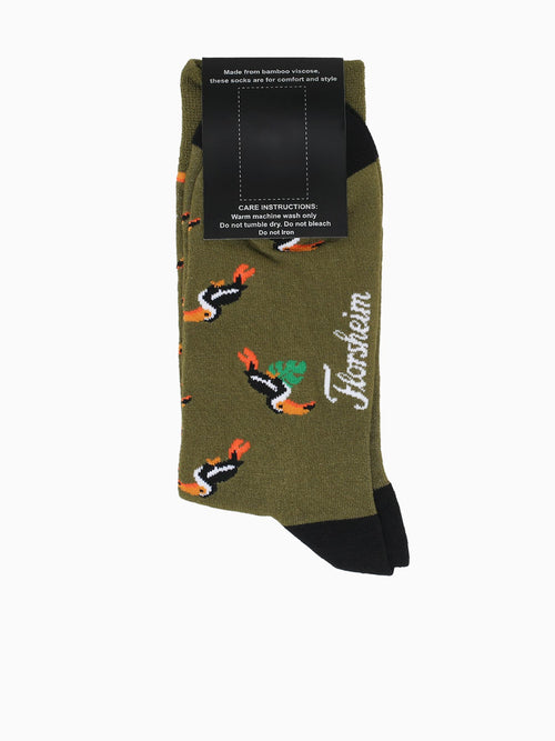 Toucan Olive Bamboo Poly Dark Green