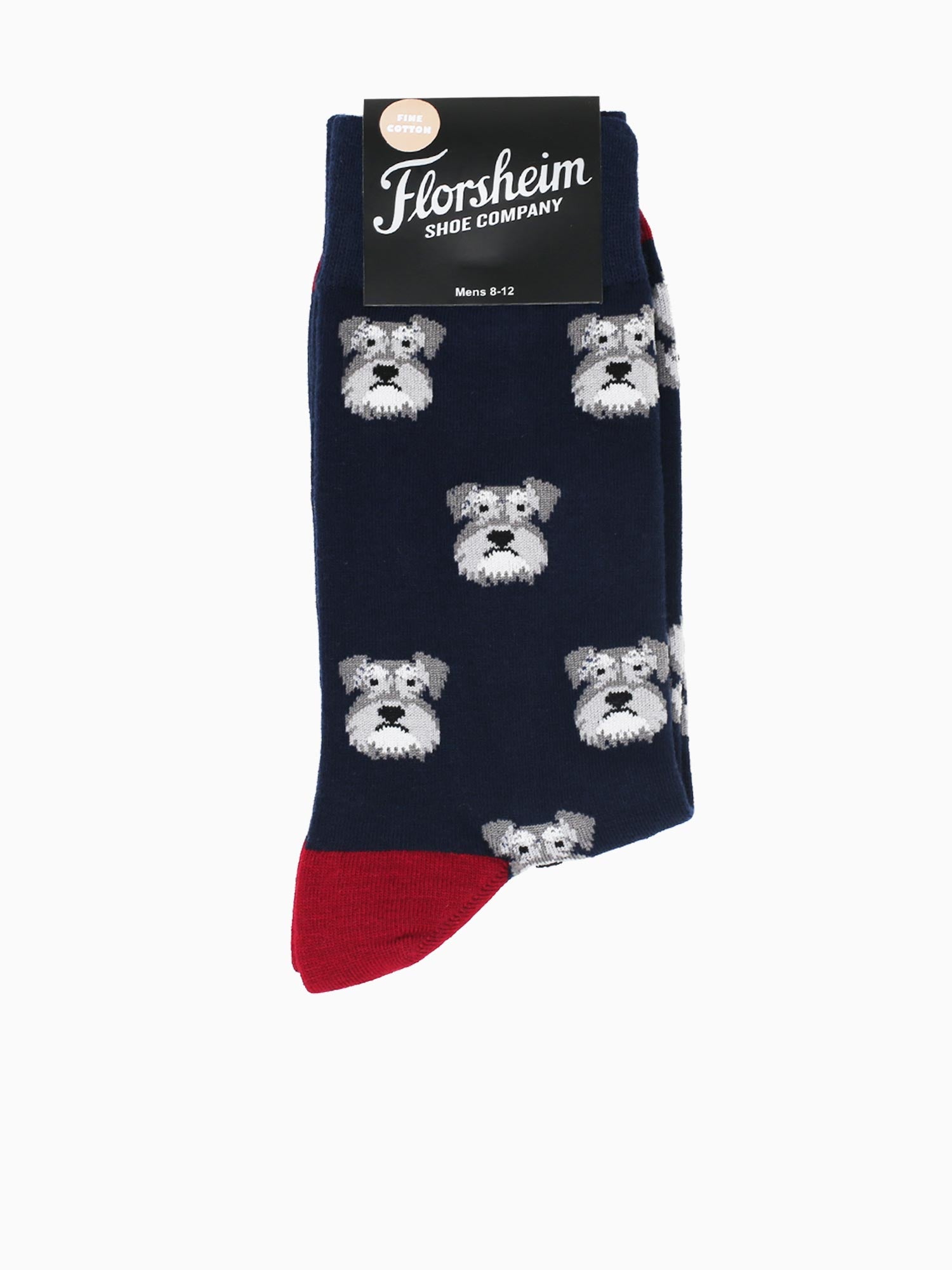 Schnauzer Navy Cotton Poly Navy