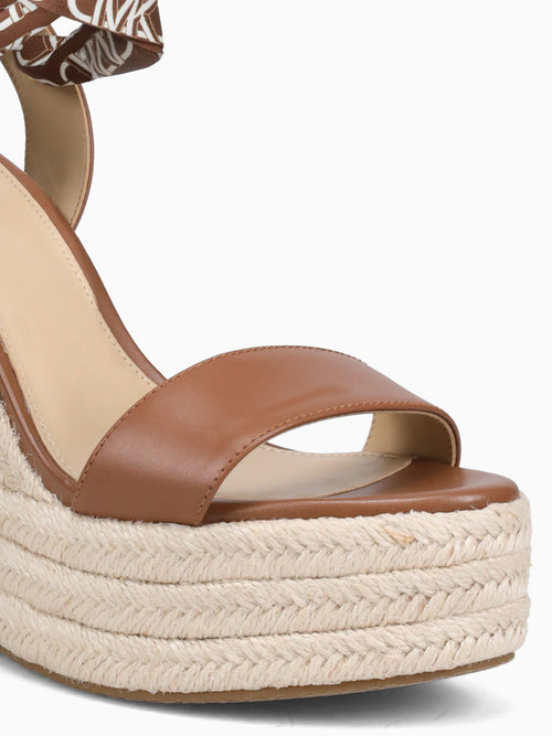 Esme Wedge Espadrille Luggage Vachetta Tan / 5 / M