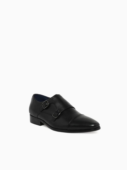 Jemuel Black Brushed Calf Black / 7 / M