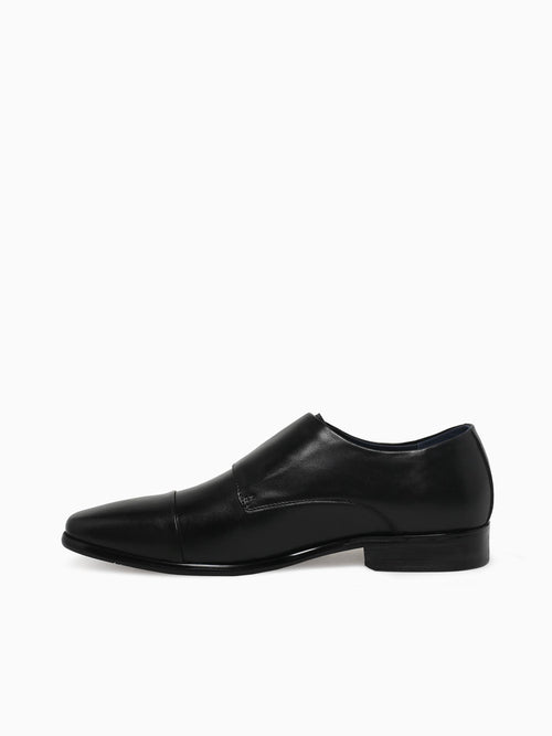 Jemuel Black Brushed Calf Black / 7 / M