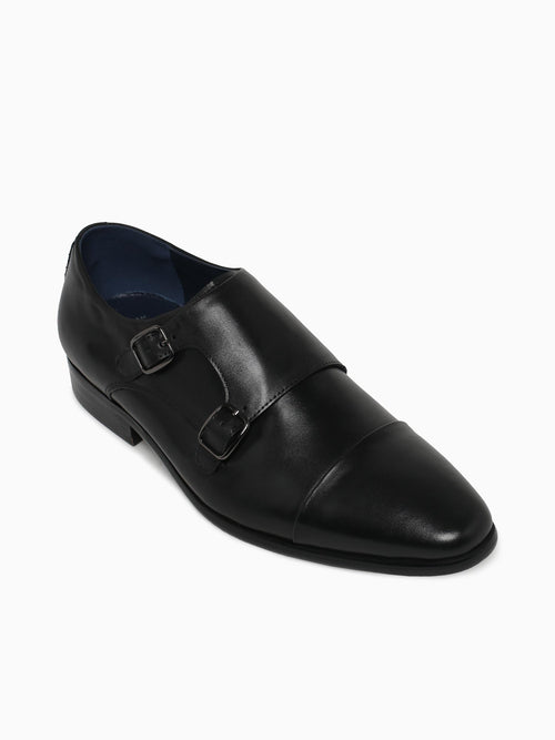 Jemuel Black Brushed Calf Black / 7 / M