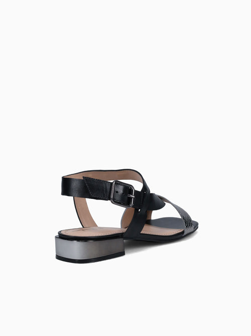 Tess Pewter Preto cobra Toscana Pewter / 5 / M