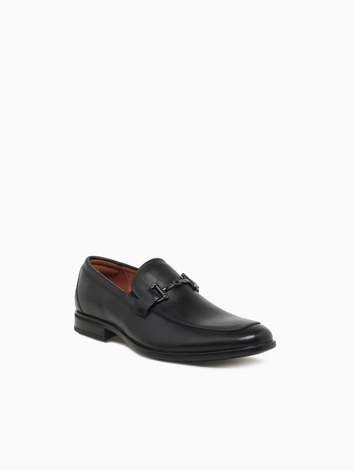 Zaffiro Moc Toe Bit Black Leather Black / 7 / M