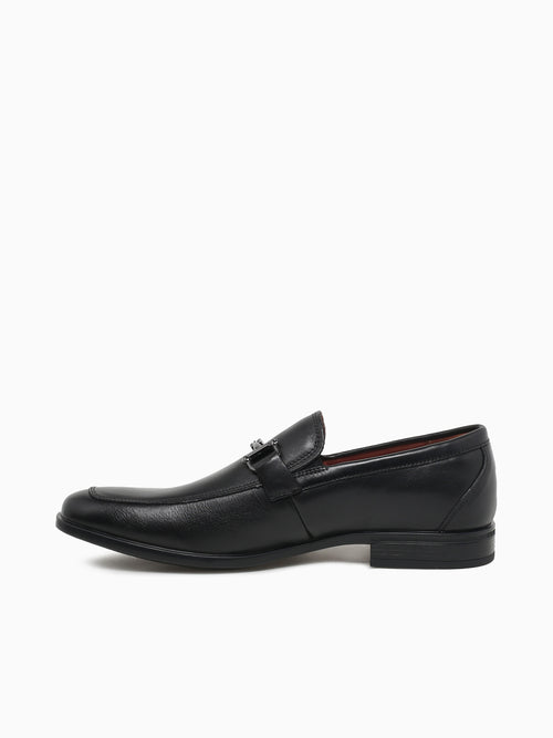 Zaffiro Moc Toe Bit Black Leather Black / 7 / M