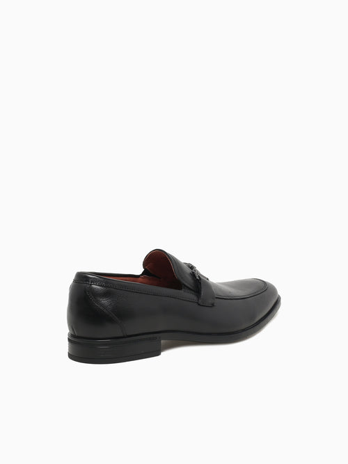 Zaffiro Moc Toe Bit Black Leather Black / 7 / M