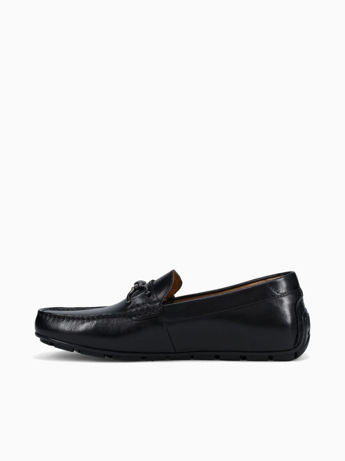 Motor Moc Toe Bit Black Leather Black / 7 / M