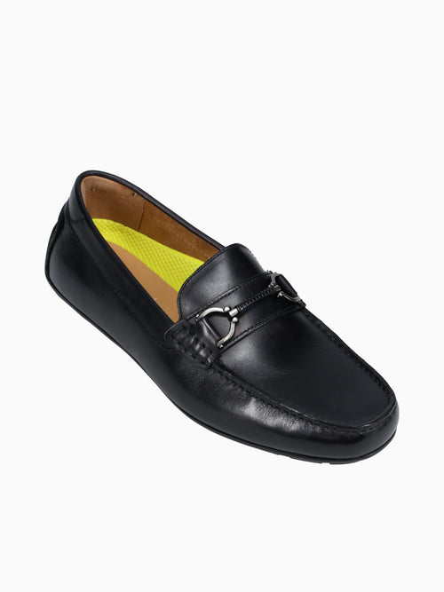 Motor Moc Toe Bit Black Leather Black / 7 / M