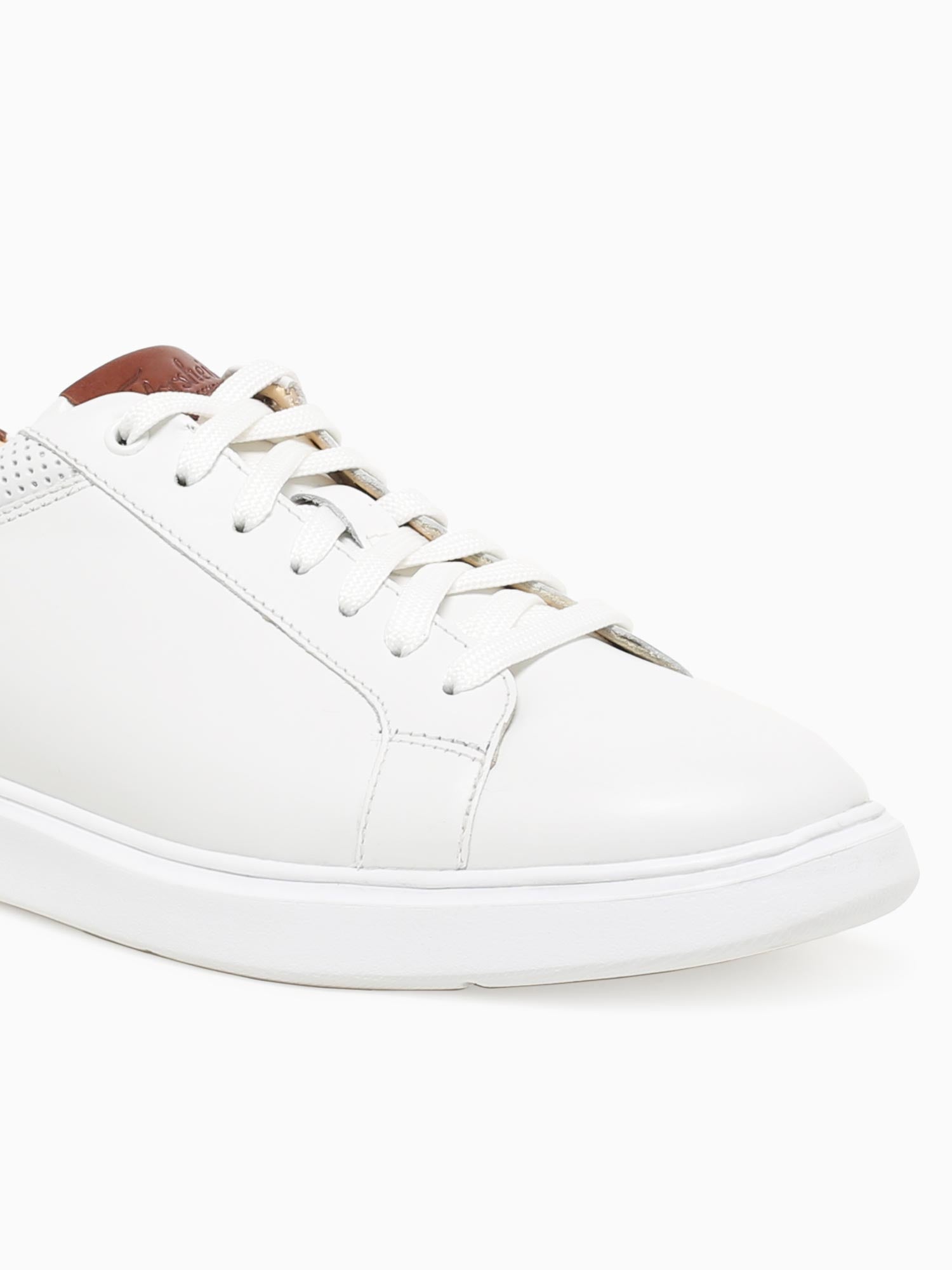 Social Ltt White Cognac leather White / 7 / M