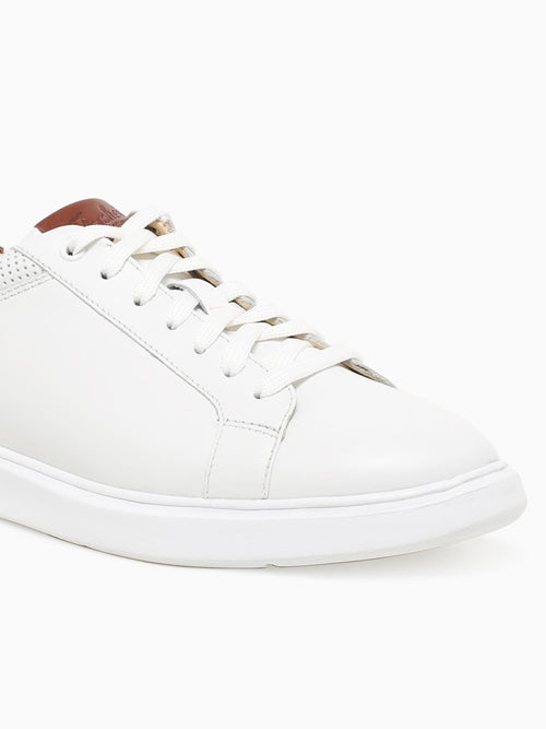 Social Ltt White Cognac leather White / 7 / M