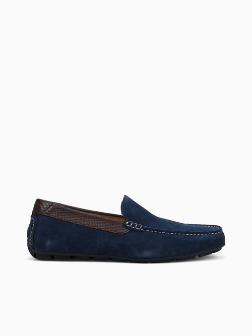 Motor Moc Toe Venetian Navy Brown Leathe Navy / 7 / M