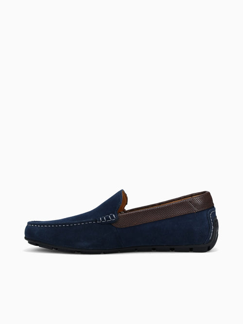 Motor Moc Toe Venetian Navy Brown Leathe Navy / 7 / M