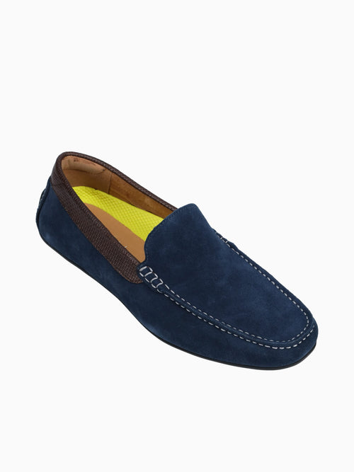 Motor Moc Toe Venetian Navy Brown Leathe Navy / 7 / M