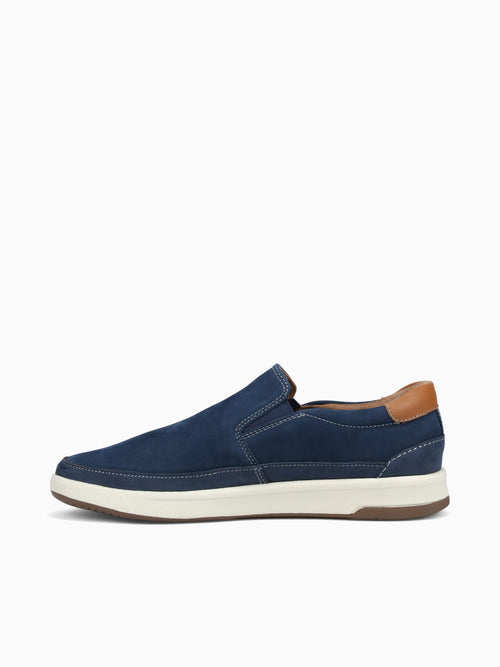Crossover Double Gore Navy Cognac leathe Navy / 7 / M