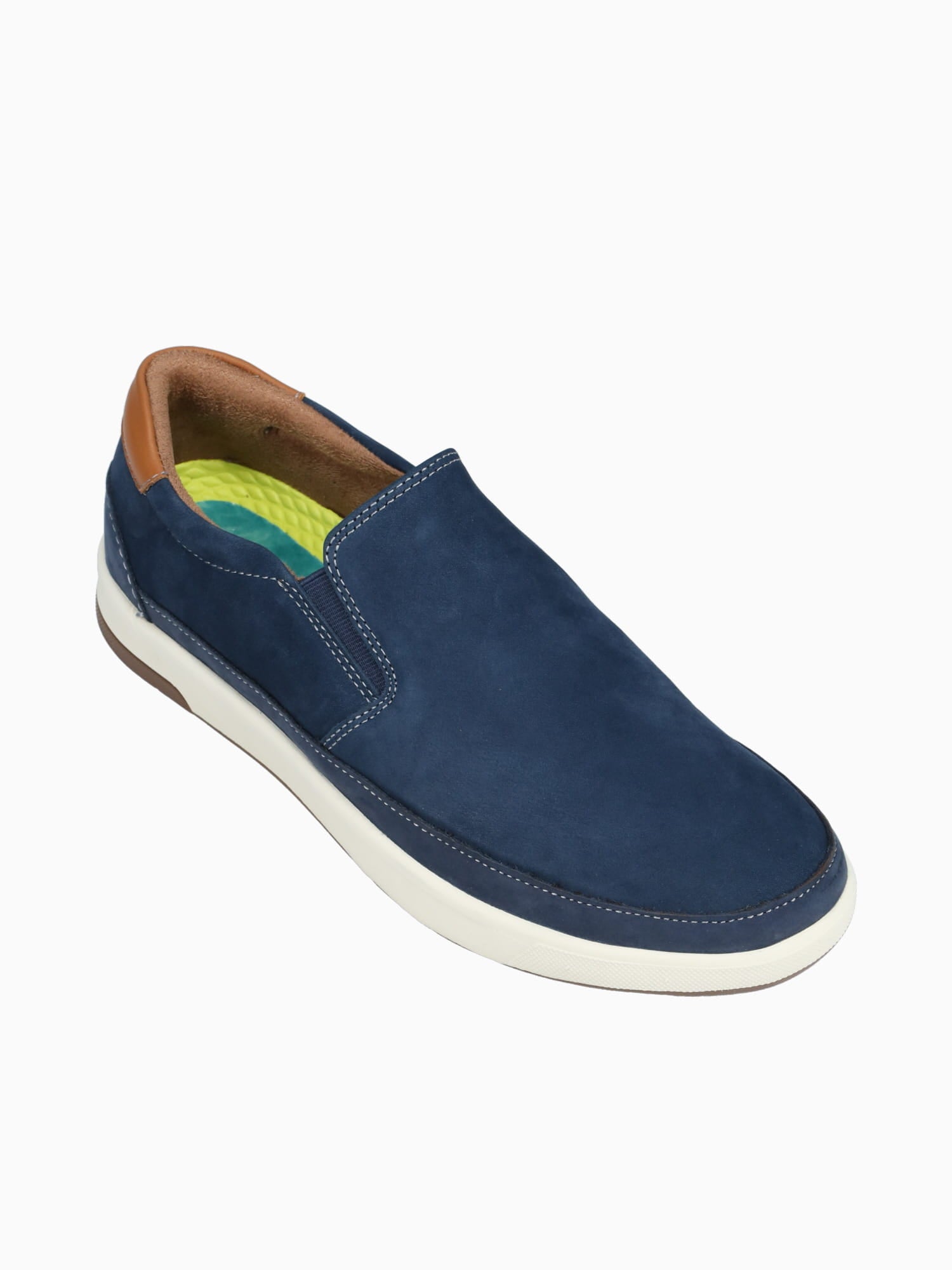 Crossover Double Gore Navy Cognac leathe Navy / 7 / M