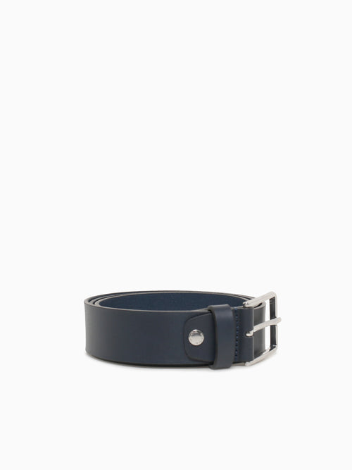 U Belt U45k5k navy leather Navy / 32